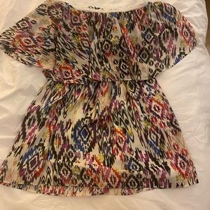 Misa dress - short multi color strapless